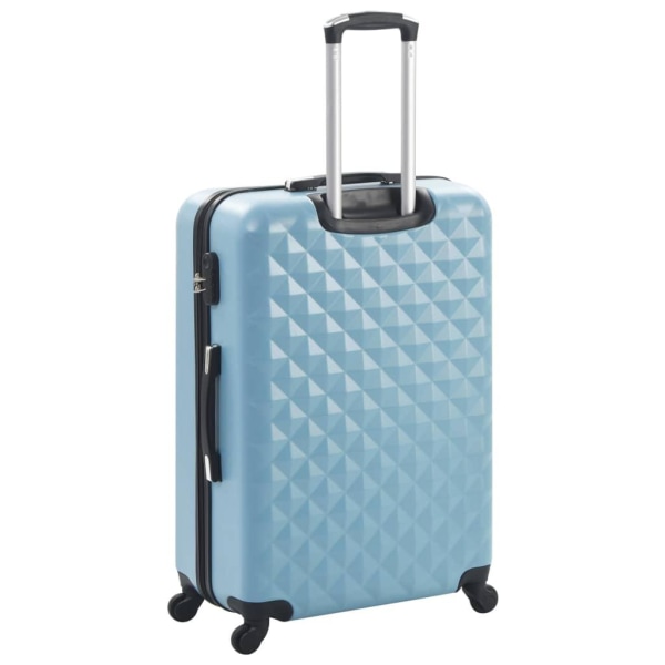 vidaXL Hårda resväskor 3 st blå ABS Blå