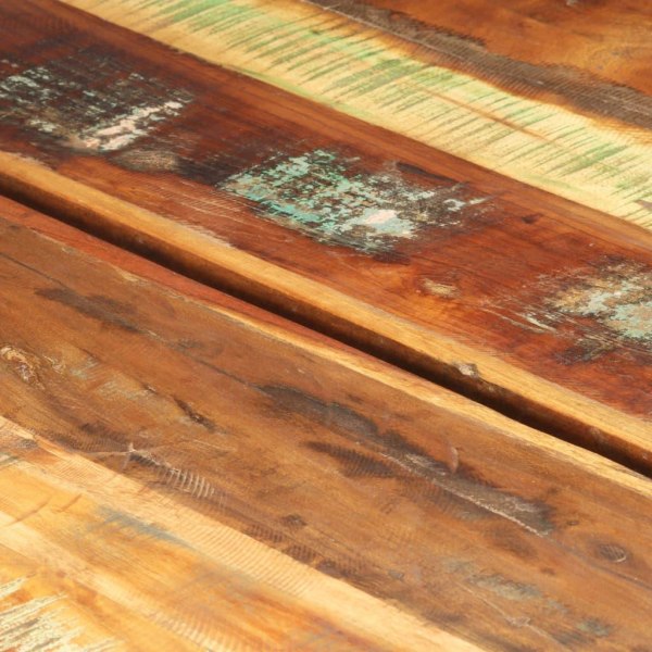 vidaXL Soffbord 142x90x42 cm massivt återvunnet trä Brun