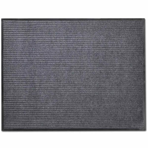 vidaXL Dörrmatta PVC Grå 90 x 150 cm grå