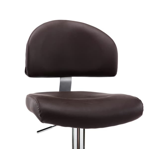 vidaXL Barstol brun konstläder Brun