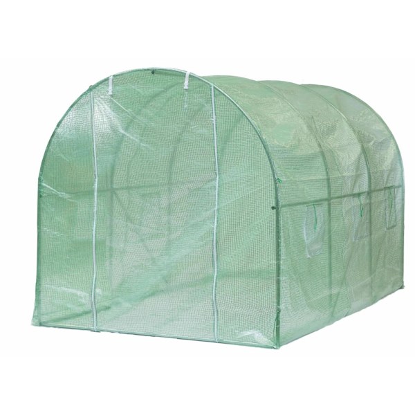 Nature Växthus 3,5x2x2 m grön Grön