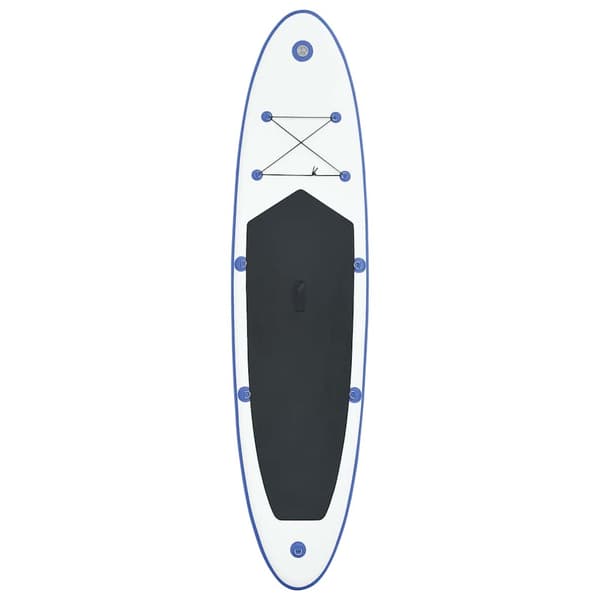 vidaXL SUP surfingbräda uppblåsbar blå och vit Blå