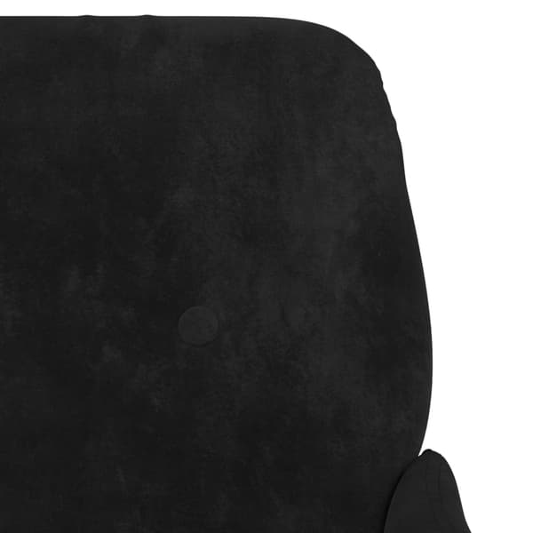 vidaXL Fåtölj svart 62x79x79 cm sammet art