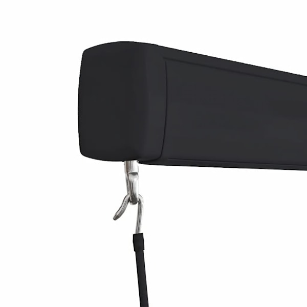 vidaXL Markis manuell 500x300 cm blå och vit Blå