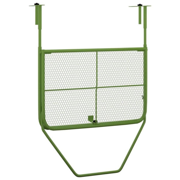 vidaXL Balkongbord grön 60x40 cm stål Grön