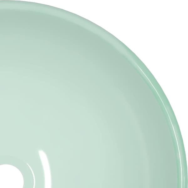 vidaXL Handfat härdat glas 42x14 cm vit Vit