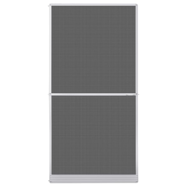 vidaXL Nätdörr med gångjärn 120 x 240 cm vit Vit