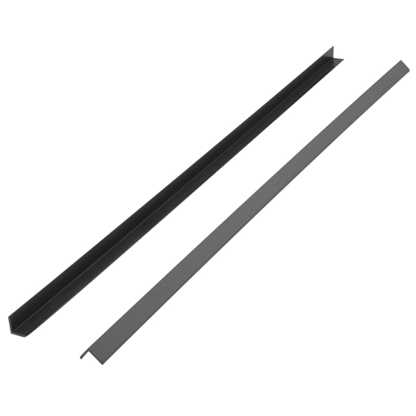 vidaXL Ytterhörnlist 5 st WPC 170 cm grå grå