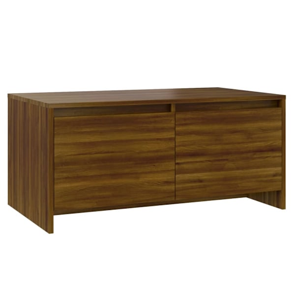 vidaXL Soffbord brun ek 90x50x41,5 cm konstruerat trä Brun