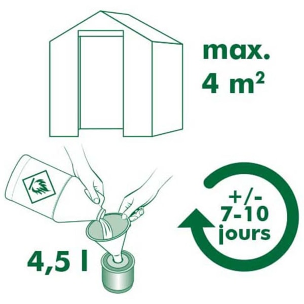 Nature Enkel fotogenvärmare Coldframe 4,5 L 6020424 grå