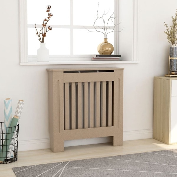 vidaXL Elementskydd MDF 78 cm Brun