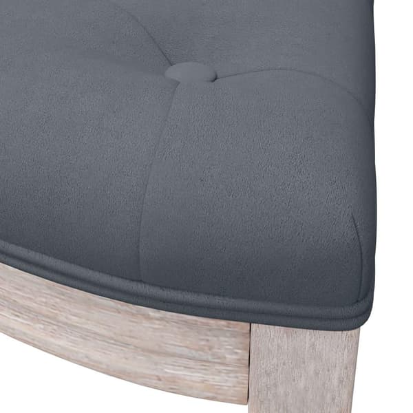 vidaXL Bänk mörkgrå 110,5x45x49 cm sammet Grå