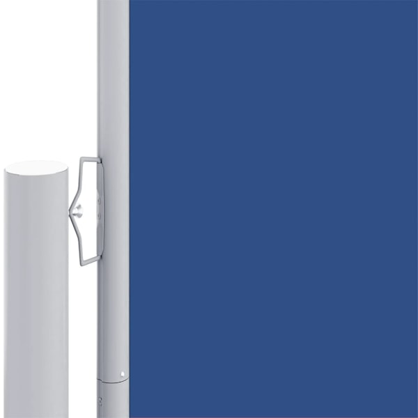 vidaXL Infällbar sidomarkis blå 140x1000 cm Blå