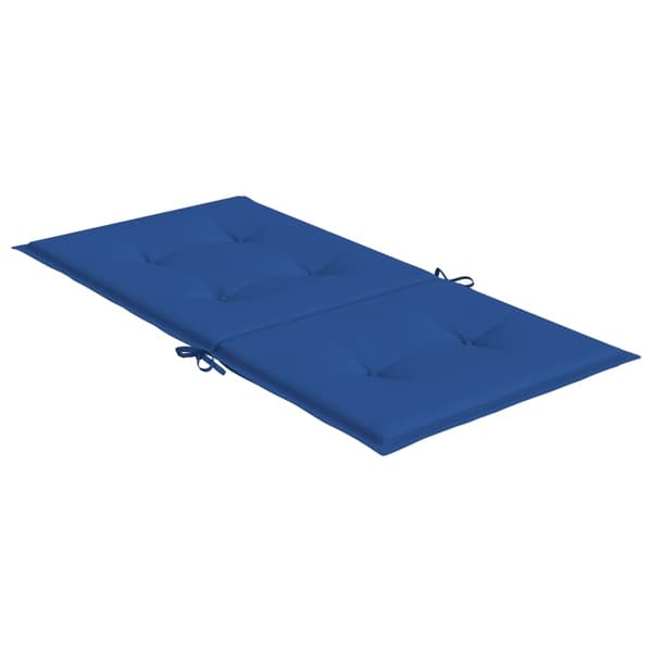 vidaXL Trädgårdsstolsdynor 4 st Kungsblå 100 x 50 x 3 cm Blå