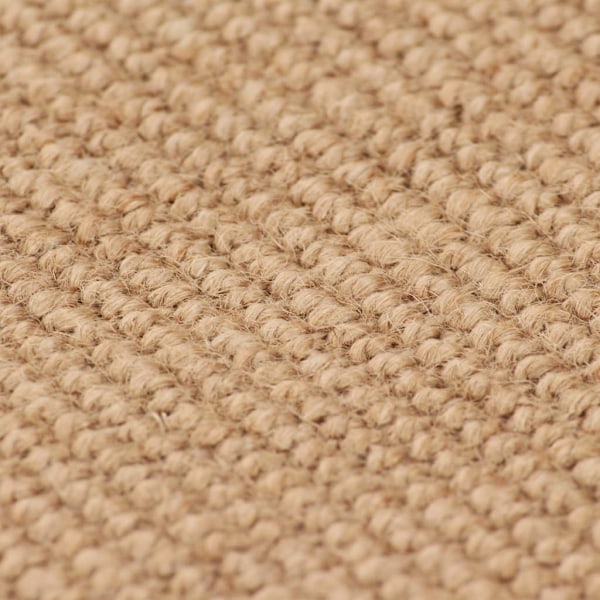 vidaXL Jutematta med latexundersida 70x130 cm naturlig Beige
