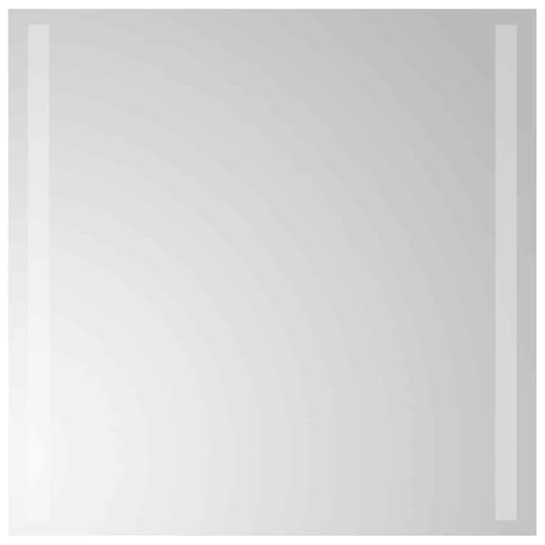 vidaXL Badrumsspegel LED 50x50 cm Transparent