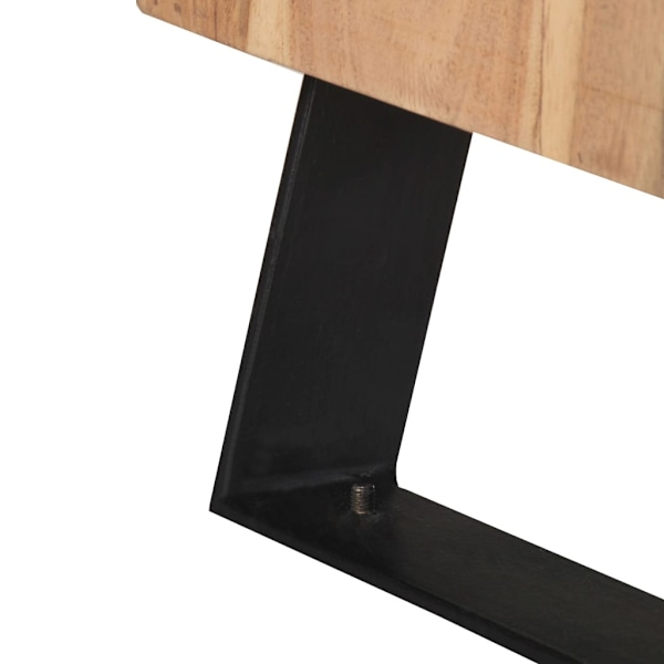 vidaXL Nattduksbord 40x30x50 cm massivt akaciaträ med levande kant Brun
