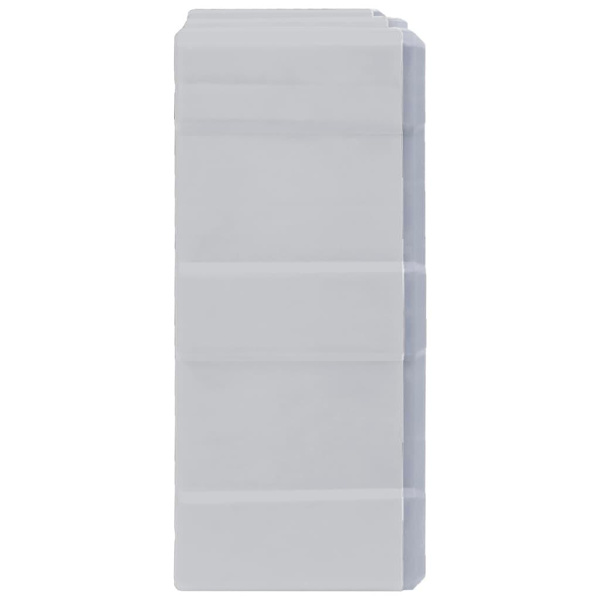 vidaXL Sortimentskåp med 64 lådor 52x16x37,5 cm grå