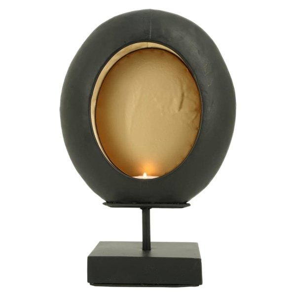 Lesli Living Oval ljusstake på fot ägg 21x9x32,5 cm multifärg