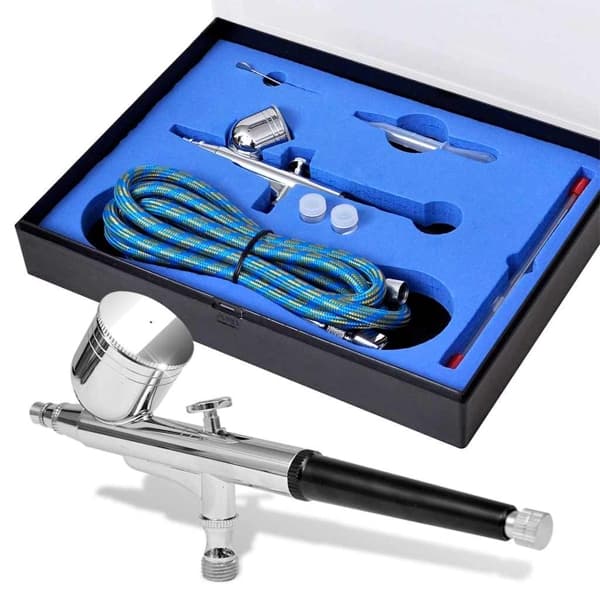 vidaXL Sprutpistol Set 0,2 / 0,3 0,5 mm Munstycken