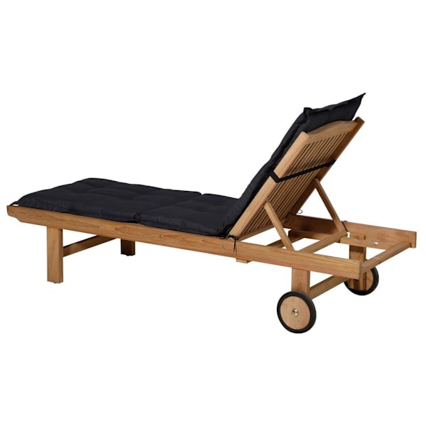 Madison Solstolsdyna Basic 200x60 cm svart Svart