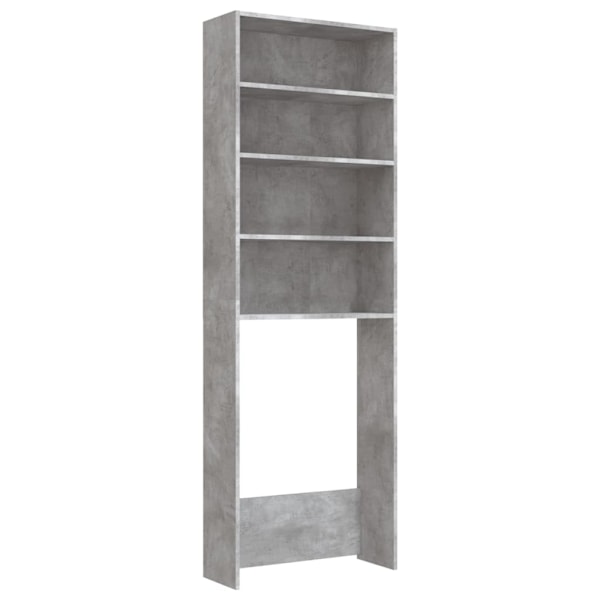 vidaXL Badrumsskåp betonggrå 64x24x190 cm Concrete grey