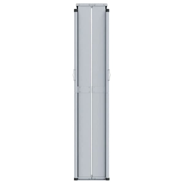 vidaXL Infällbar sidomarkis brun 200x1200 cm Brun