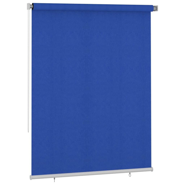 vidaXL Rullgardin utomhus 180x230 cm blå HDPE Blå
