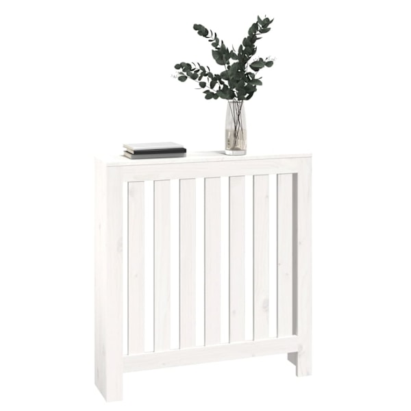 vidaXL Elementskydd Vit 79,5x19x84 cm massiv furu Vit