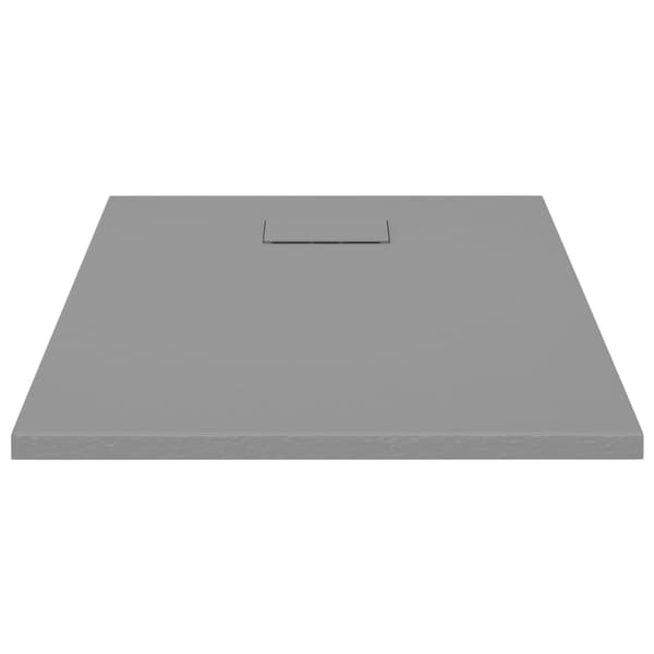 vidaXL Duschkar SMC grå 90x70 cm grå