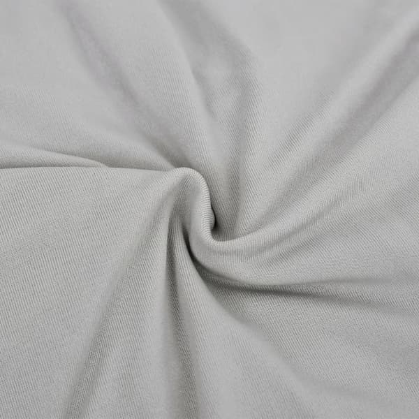 vidaXL Sofföverdrag med stretch grå polyesterjersey grå