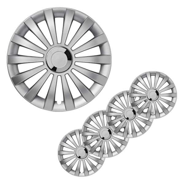 ProPlus Navkapslar Meridian silver 15" 4 st Silver