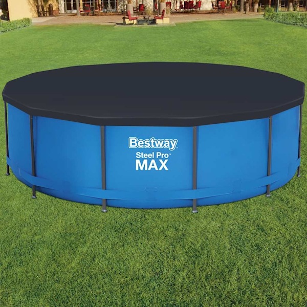 Bestway Poolöverdrag Flowclear 366 cm Antracit