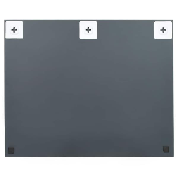 vidaXL Väggspegel utan ram LED-belysning rektangulär Silver