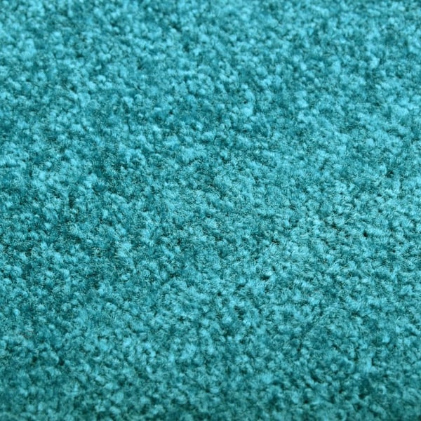 vidaXL Dörrmatta tvättbar cyan 120x180 cm Turkos