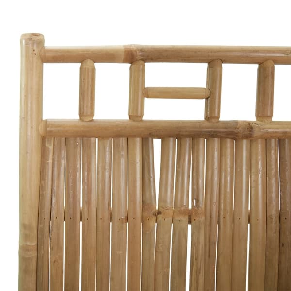 vidaXL Rumsavdelare 4 paneler bambu 160x180 cm Brun