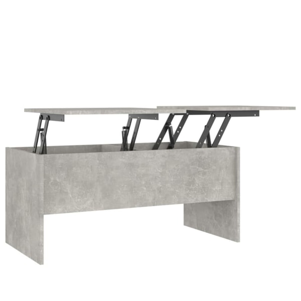 vidaXL Soffbord betonggrå 102x50,5x46,5 cm konstruerat trä Grå