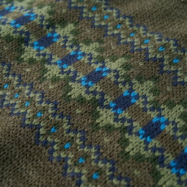 vidaXL Stickad tröja för barn khaki 92 Grön