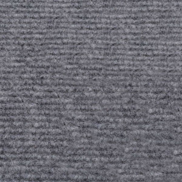 vidaXL Mässmatta ribbad 1,2x10 m grå grå