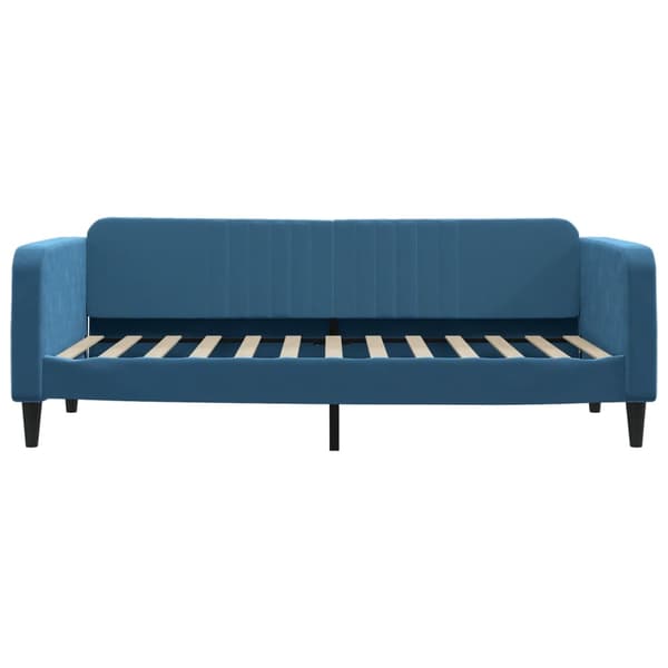 vidaXL Dagbädd utdragbar blå 90x200 cm sammet Blå