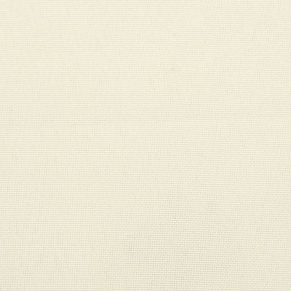 vidaXL Palldyna gräddvit 80x40x12 cm tyg Creme