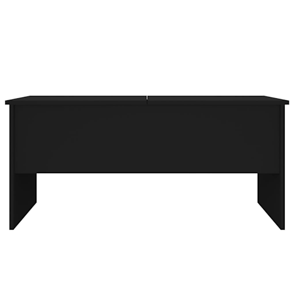 vidaXL Soffbord svart 102x50,5x46,5 cm konstruerat trä Svart