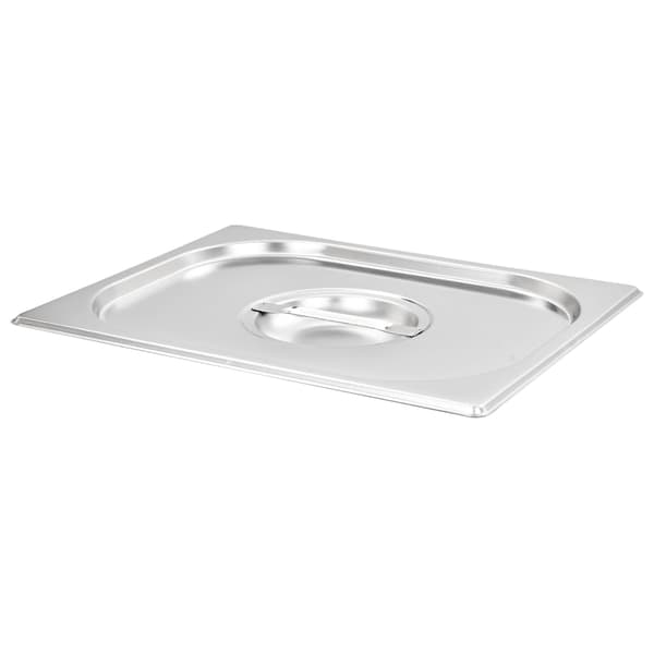 vidaXL Lock till GN-kantin 1/2 2 st rostfritt stål Silver