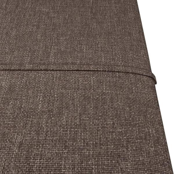 vidaXL Väggpaneler 12 st Taupe 30x30 cm tyg 1,08 m² Taupe
