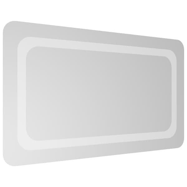 vidaXL Badrumsspegel LED 40x70 cm Transparent