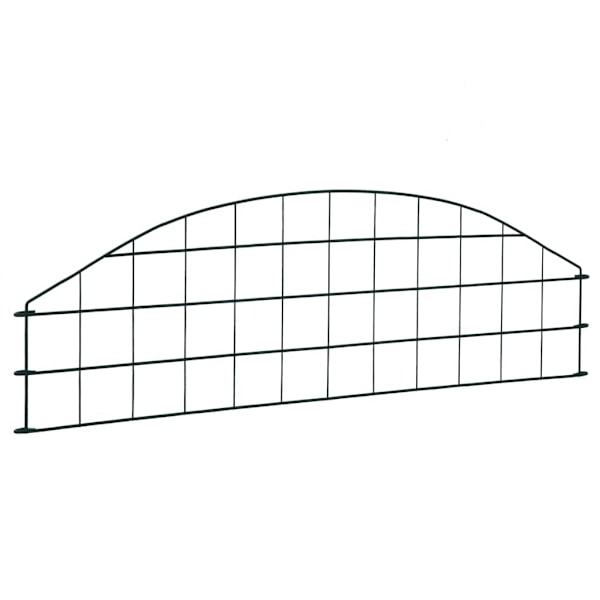 vidaXL Staket båge 77,3x26 cm grön Grön