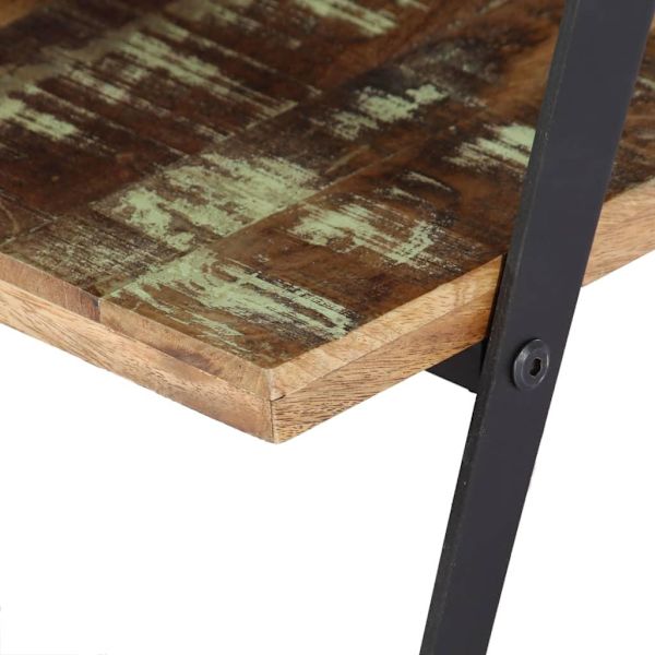 vidaXL Soffbord 115x60x40 cm massivt återvunnet trä multifärg