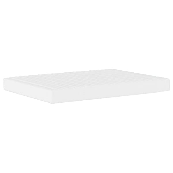 vidaXL Säng med madrass blå 140x200 cm sammet Blå