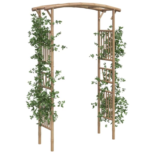 vidaXL Rosenbåge bambu 118x40x187 cm Brun