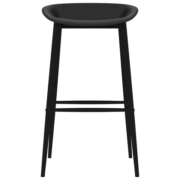 vidaXL Bargrupp 5 delar vit och svart Vit